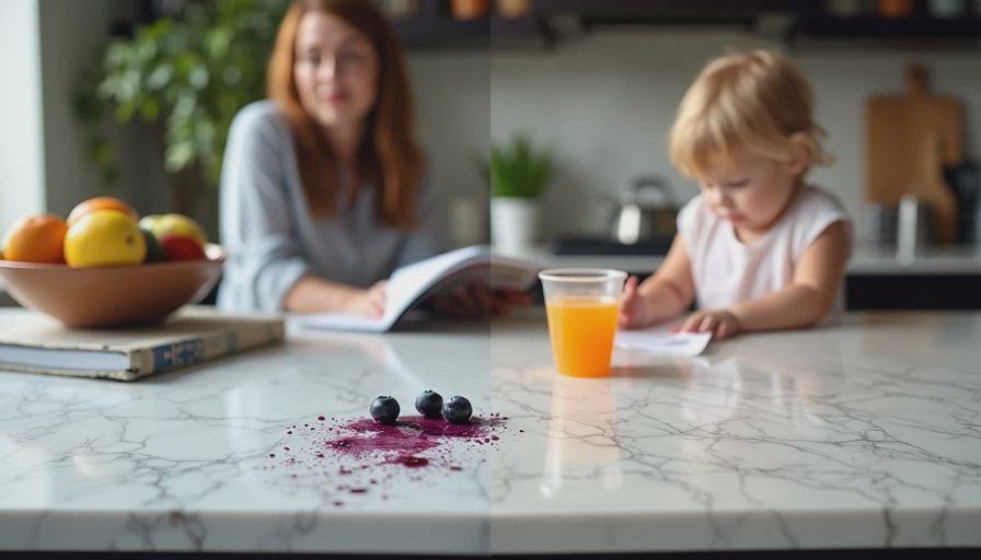 What home materials looked beautiful online but turned out impractical with a toddler?