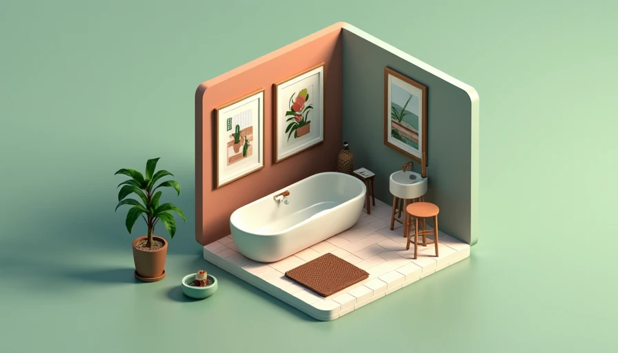Illustration for bathroom remodeling marketing ideas