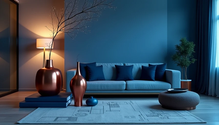 Illustration for living room design