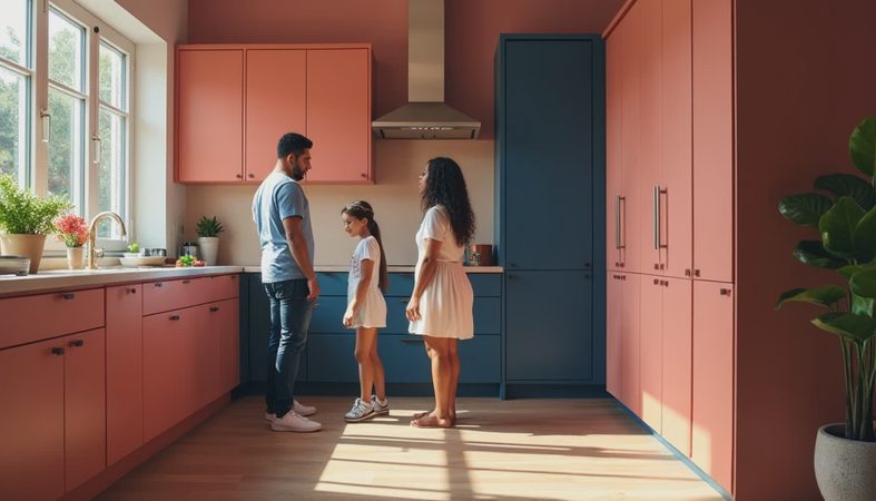 The Smart Design of Kitchen Wardrobe for Busy Families
