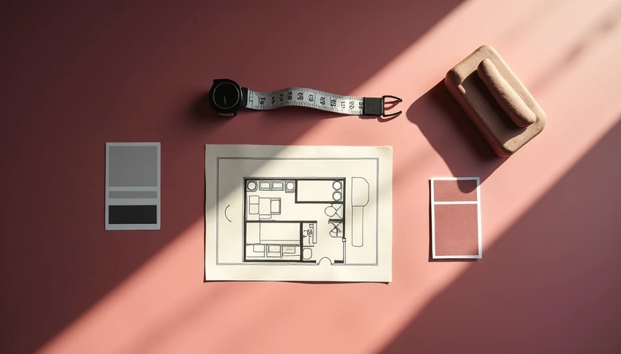 Visual context for living area design for small spaces