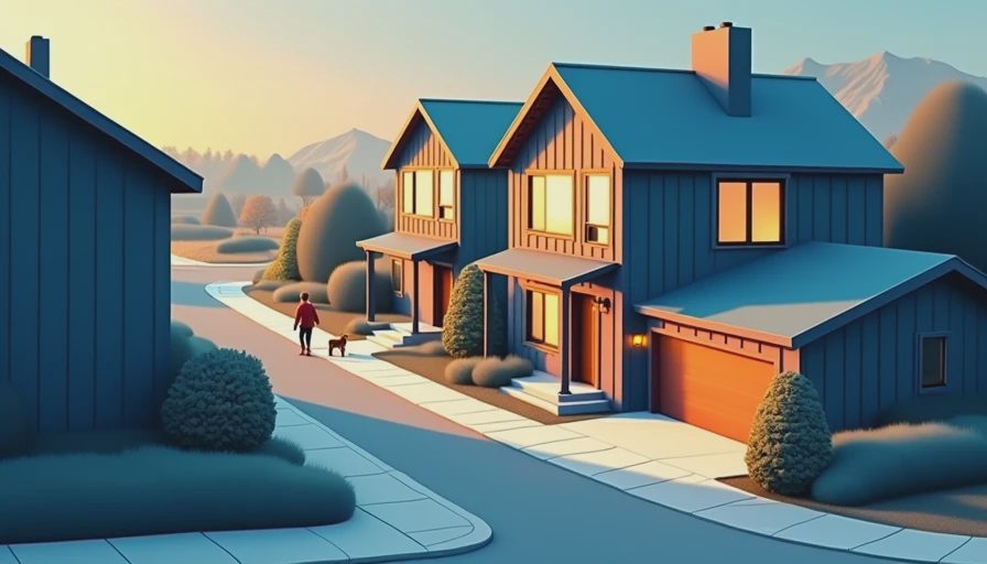 Visual context for metal siding profile