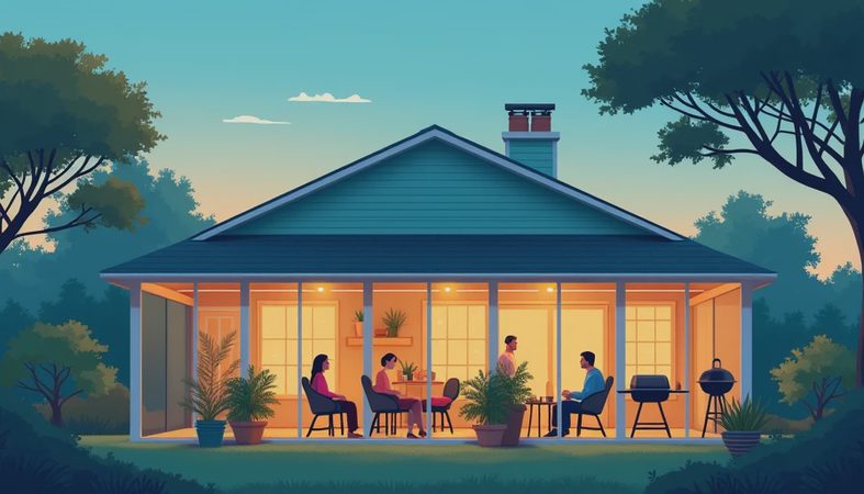 10 Creative Ideas for Screened In Patios That Your Family Will Love