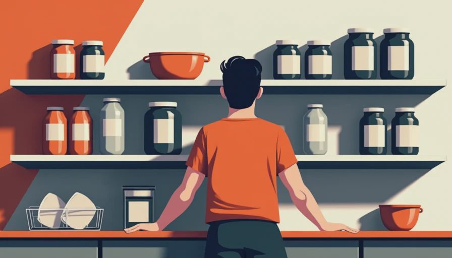 Illustration for pantry and pantry