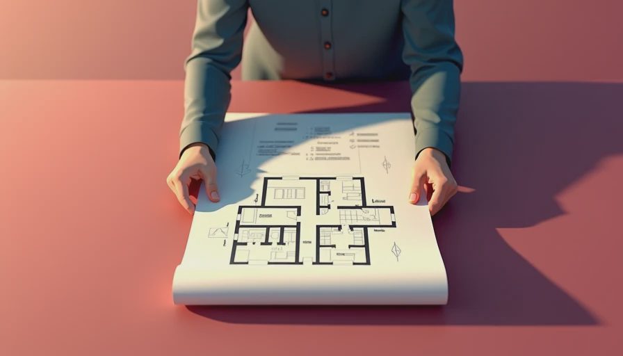 Visual context for how to read a floor plan for a house